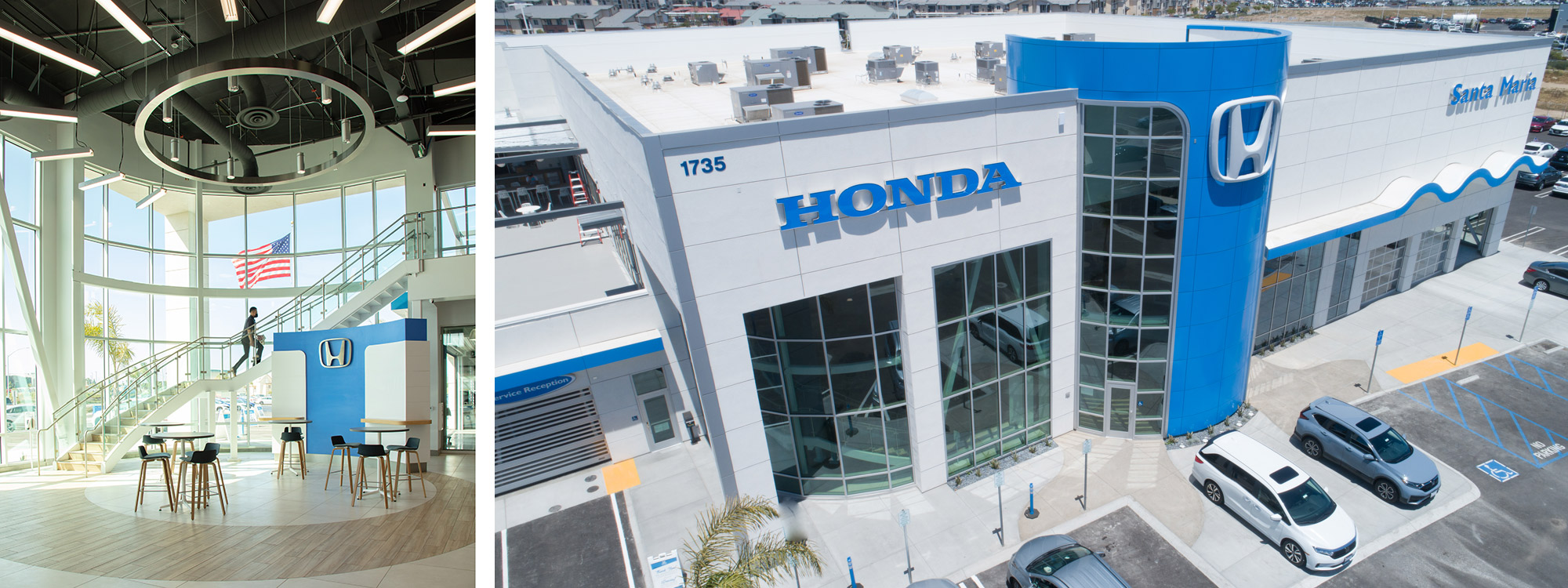 Top Quality General contractor California - Honda Dealership and Service, Santa Maria, CA Construction Firm - Santa Barbara County Builder Construction and Design - JW Design & Construction