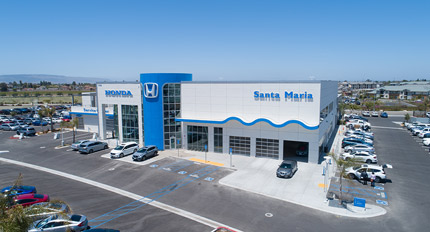 Honda of Santa Maria, California General Contractor - Customer Service Construction Firm - Automotive Center Construction Firm, Santa Barbara County - JW Design & Construction