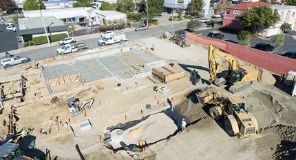 Mixed Use Construction - BMX Mixed Use Building Construction Company - Multi-story Building Construction - Structrual Steel Building Contracotr - San Luis Obispo, California Construction Firm - JW Design & Construction