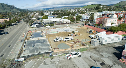 Mixed Use Construction - BMX Mixed Use Building Construction Company - Multi-story Building Construction - Structrual Steel Building Contracotr - San Luis Obispo, California Construction Firm - JW Design & Construction