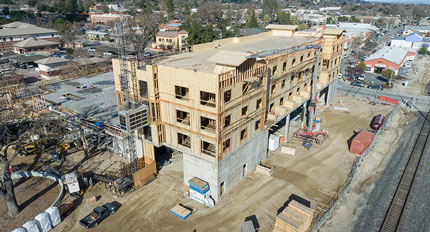 Hotel Ava Paso Robles - California Hotel Building Construction - Hilton Curio Collection Brand Hotel - Luxury Hotel Builder - JW Design & Construction