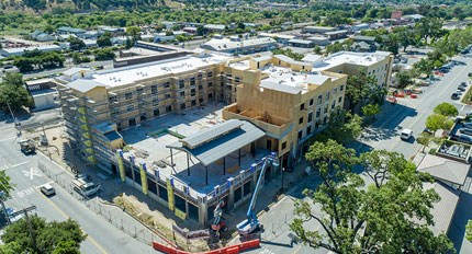 Hotel Ava Paso Robles - California Hotel Building Construction - Hilton Curio Collection Brand Hotel - Luxury Hotel Builder - JW Design & Construction