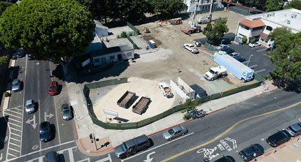 San Luis Square - San Luis Obispo, California Condominium Building Construction - Mixed Use Building Construction - Multi-story Structural Steel and Wood Framing Construction - Retail Shops - Resturant Construction - JW Design & Construction