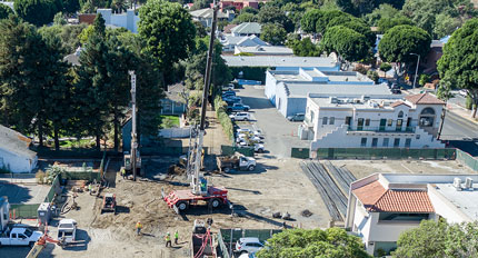 San Luis Square - San Luis Obispo, California Condominium Building Construction - Mixed Use Building Construction - Multi-story Structural Steel and Wood Framing Construction - Retail Shops - Resturant Construction - JW Design & Construction