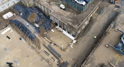 San Luis Square - San Luis Obispo, California Condominium Building Construction - Mixed Use Building Construction - Multi-story Structural Steel and Wood Framing Construction - Retail Shops - Resturant Construction - JW Design & Construction