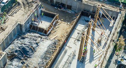 San Luis Square - San Luis Obispo, California Condominium Building Construction - Mixed Use Building Construction - Multi-story Structural Steel and Wood Framing Construction - Retail Shops - Resturant Construction - JW Design & Construction