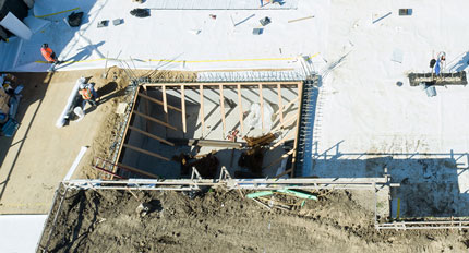 San Luis Square - San Luis Obispo, California Condominium Building Construction - Mixed Use Building Construction - Multi-story Structural Steel and Wood Framing Construction - Retail Shops - Resturant Construction - JW Design & Construction