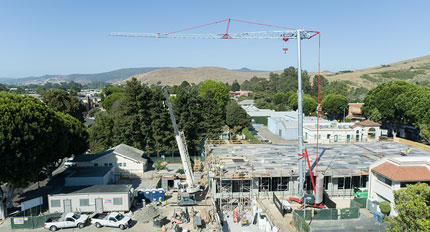 San Luis Square - San Luis Obispo, California Condominium Building Construction - Mixed Use Building Construction - Multi-story Structural Steel and Wood Framing Construction - Retail Shops - Resturant Construction - JW Design & Construction