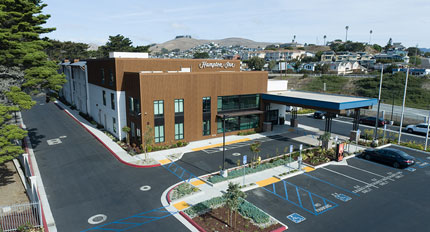 Hampton Inn Hotel Contractor - Morro Bay Construction Contractor - Hampton Inn Hotels - Building Contractor Morro Bay, CA - Wood & Timber Framing Building Construction - JW Design & Construction