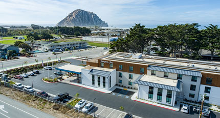 Hampton Inn Hotel Contractor - Morro Bay Construction Contractor - Hampton Inn Hotels - Building Contractor Morro Bay, CA - Wood & Timber Framing Building Construction - JW Design & Construction