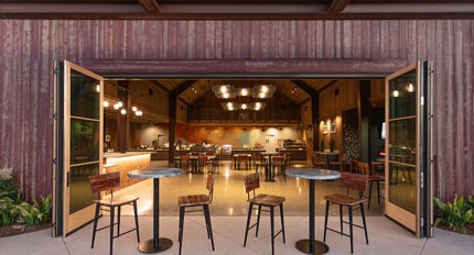 Sensorio Market Contractor - Paso Robles Construction Contractor - Sensorio Art and Light Gallery - Building Contractor Paso Robles, CA - Wood & Timber Framing Building Construction - JW Design & Construction