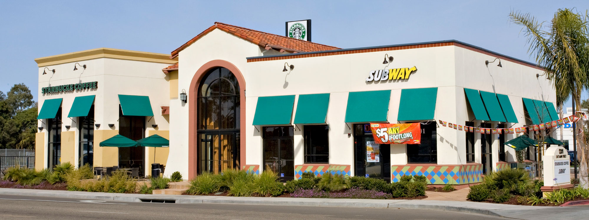 Fast Food Contractor and Builder - Subway Sandwich Fast Food Builder - Starbucks Santa Maria Construction Company - JW Design & Construction