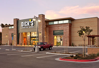 San Luis Obispo Dick's Sporting Goods Building Construction - JW Design & Construction