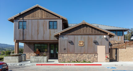 Los Padres National Forest Headquarters Building - Solvang, CA Builder - Retail Center Construction - Merkantile, Solvang Contractor Builder - JW Design & Construction