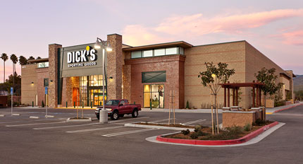 Retail Store Building Contractor - Prefumo Creek Commons Retail Center - San Luis Obispo Construction - Dick's Spoting Goods Building Construction - JW Design & Construction