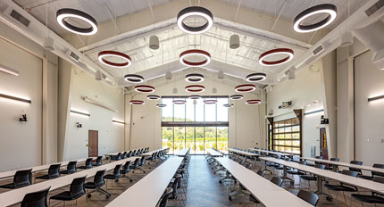 Justin & J Lohr Center for Wine & Viticulture - Cal Poly, San Luis obispo, California General Contractor - TLCD Architecture - Pre-engineered Metal Building Construction - Winery & Grange Hall Education Building - JW Design & Construction